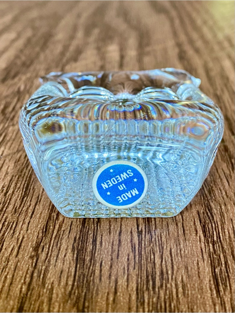 Vintage Swedish Glass Owl Paperweight Figurine - Picture 7 of 12
